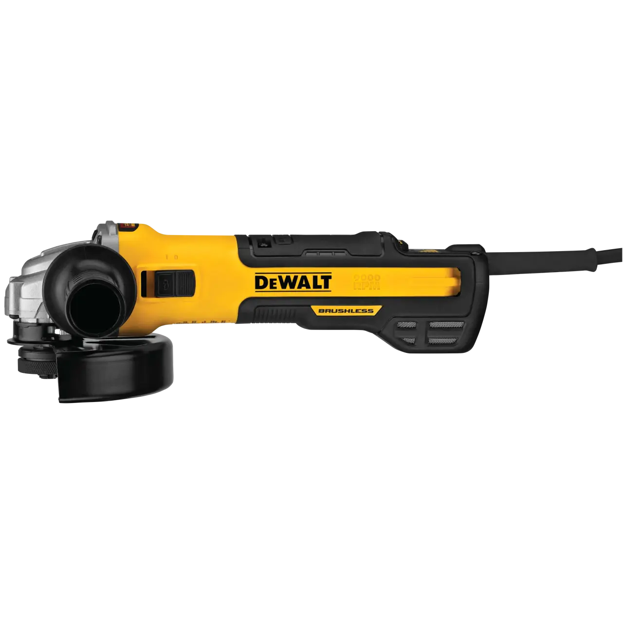 DeWalt 5-6-127MM-152MM-SMALL-ANGLE-GRINDER-VARIABLE-SPEED-SLIDE-SWITCH-AND-KICKBACK