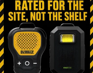 Isotunes Sidekick Bluetooth Speaker vs Dewalt
