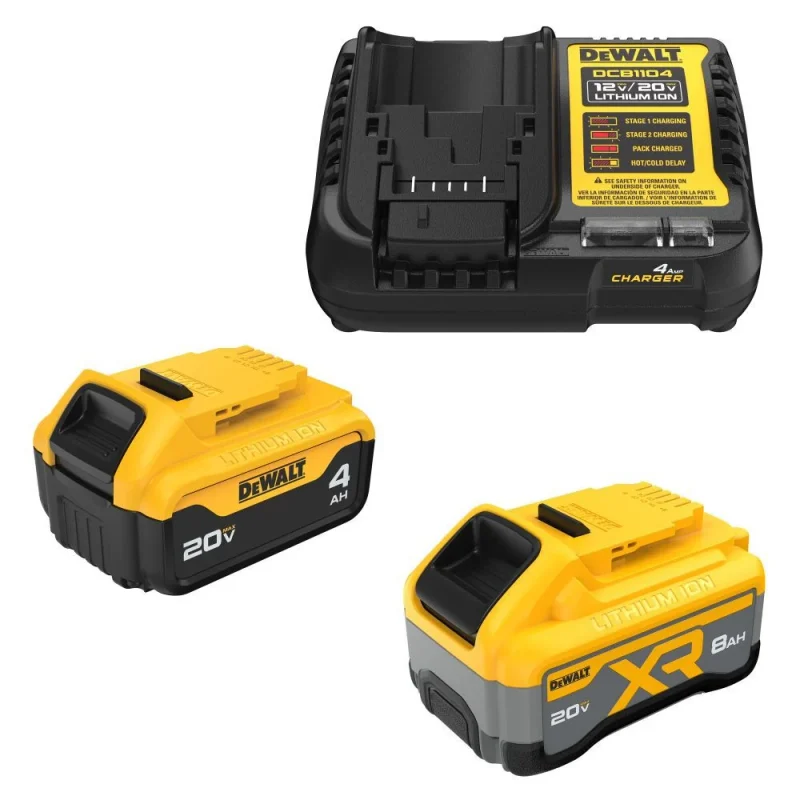 Choose Two FREE DeWalt Tools with Battery/Charger Kit Purchase!